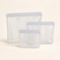 Silicone food storage bags